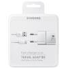 Samsung caricabatterie da rete (15W) USB Type-C  Cable Fast Charger,white,  EPTA20EWECGWW Output current: 1.670/2.000mA Output voltage: 9V / 1,67 A or 5 V / 2 A  