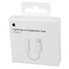 Apple adapter lightning to jack 3.5mm stereo white (model A1749) MMX62ZM/A