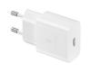 Samsung caricabatterie da rete (15W) PD USB Type-C, EPT1510NWEGEU, SENZA CAVO, SOLO PER SGH, Cable Fast Charger, Bianco, Output current: 1.670/2.000mA Output voltage: 9V / 1,67 A or 5 V / 2 A  