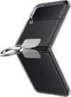 Samsung Custodia Galaxy Z Flip4 Clear Slim Cover con Anello, Trasparente,  EF-OF721CTEGWW