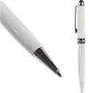 Compatibile Penna a inchiostro con funzione pennino capacitivo. Colore white. PECAPINKW1