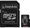 Memory Card TF Kingston Micro SD Capacità :  64,00 GB Classe : 10,00  Adattatore a Secure Digital. Velocita di lettura max : 100,00 MB/s Velocita di scrittura max : 85,00 MB/s    SDCS2/64GB