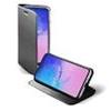 Compatibile Custodia Samsung Galaxy S10 Lite (2020). Satin Colore grey. linea molto sottile , Design a libro, chiusura magnetica e funzione stand orizzontale e foro anteriore in corrispondenza dell'altoparlante, per parlare a custodia chiusa. SATIN1831G