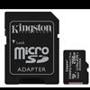 Memory Card TF Kingston Micro SD Capacità : 256,00 GB Classe : 10,00  Adattatore a Secure Digital. Velocita di lettura max : 100,00 MB/s Velocita di scrittura max : 85,00 MB/s   SDCS2/256GB