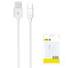 Compatibile Cavo dati USB Type-C 2.4A 1 metro white  CC003TWIND