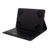 Compatibile Custodia universale con tastiera Bluetooth 3.0 removibile, per Tablet da 9 a 10.1 pollici. Adattatore elastico per il fissaggio del dispositivo Funzione stand orizzontale. Colore: Nero Connessione Bluetooth  Connettore USB CPBTTAB10