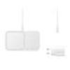 Samsung Wireless Charger Caricabatterie per dispositivi mobili. EPP5400TWE, bianco, con adattatore. Pad Wireless Samsung DUO Pad  