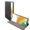 Compatibile Custodia Samsung Galaxy A33 5G. Satin2, Colore black. apertura a libro, portatessera, chiusura magnetica, funzione stand,taschina portatessere. superficie esterna con una trama intrecciata in leggero rilievo. SATIN2-1982