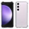 Compatibile Custodia Samsung Galaxy S23 FE. AS Cover antishock  trasparente La parte posteriore è sottile e rigida, il contorno è in materiale morbido e con spessore maggiorato in corrispondenza degli angoli    AS2096T