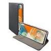 Compatibile Custodia Samsung Galaxy S23 FE. Satin2, Colore black. apertura a libro, portatessera, chiusura magnetica, funzione stand,taschina portatessere. superficie esterna con una trama intrecciata in leggero rilievo. SATIN2-2096B