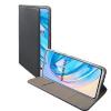 Compatibile Custodia Honor X8A. Satin2, Colore black. apertura a libro, portatessera, chiusura magnetica, funzione stand,taschina portatessere. superficie esterna con una trama intrecciata in leggero rilievo. SATIN2-2063B