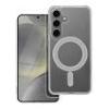 Compatibile Custodia Samsung Galaxy S24 Plus. Magnet 3 in silicone con magnete ricarica wireless. Colore trasparente. MAG32108T
