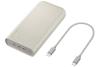 Samsung Powerbank 20.000 mAh 45 Watt, EB-P4520XUEGEU Beige