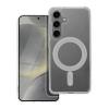 Compatibile Custodia Samsung Galaxy S25. Magnet 3 in silicone con magnete ricarica wireless. Colore trasparente. MAG32178T