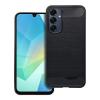 Compatibile Custodia Samsung Galaxy A16. Carbon Case Colore black. in gomma antiurto, bordi leggermente rialzati, lati rinforzati, Il retro presenta un’elegante finitura in fibra di carbonio e alluminio spazzolato. CARB2170B