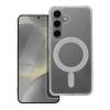Compatibile Custodia Samsung Galaxy S25 Plus. Magnet 3 in silicone con magnete ricarica wireless. Colore trasparente. MAG32179T