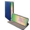 Compatibile Custodia Samsung Galaxy A56. Satin2, Colore blue. apertura a libro, portatessera, chiusura magnetica, funzione stand,taschina portatessere. superficie esterna con una trama intrecciata in leggero rilievo. SATIN2-2196BL