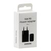 Samsung caricabatterie da rete (15W) con porta Type-C, EPT1510NBEGEU, SENZA CAVO, Cable Fast Charger, Black,  Output current: 1.670/2.000mA Output voltage: 9V / 1,67 A or 5 V / 2 A  