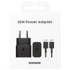 Samsung caricabatterie da rete (25W) con porta Type-C e cavo Type-C,  EPT2510XBEGEU Fast Charger,   25 W, BLACK  