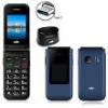 CDR C38BL 2G Cellulare Dual sim senior GSM Quad band colore blu. Display interno da 2.4 pollici. esterno 1.77 pollici Connettore Type-C. Torcia. Tasto SOS. Alto volume suoneria. Rom 32 MB con espansiNon imponibile co.6, lett.b e c, art.17 DPR 633/72"  